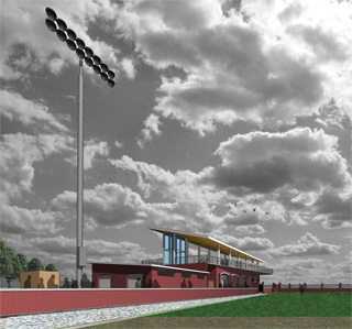 Q-Design Architecture - Markoff Addition and Renovation War Memorial Stadium - Commercial - Hampton Roads - QDesign Q Design